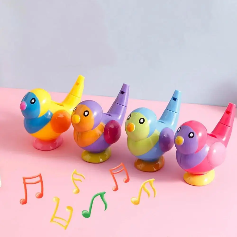 1Pcs Cute Whistle Bathtime Musical Toy Funny Colorful Water Bird Whistle Kid Early Educational Instrument Toy Gift For Girls Boy