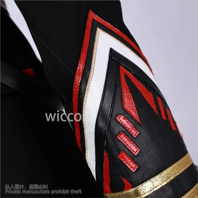 أنيمي الحب والمساحة العميقة تأثيري كاليب معطف قبعة زي موحد قبعة قلادة حفلة الهالوين للرجال كرنفال الزي مخصص