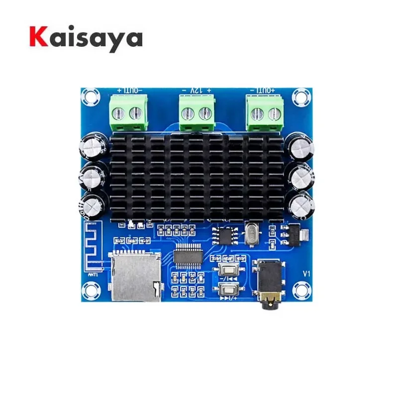 XH-A272 TDA7297 Bluetooth 5.0 digital Power amplifier board 15W *2 Wireless Stereo Audio AMP Module Support TF Card AUX