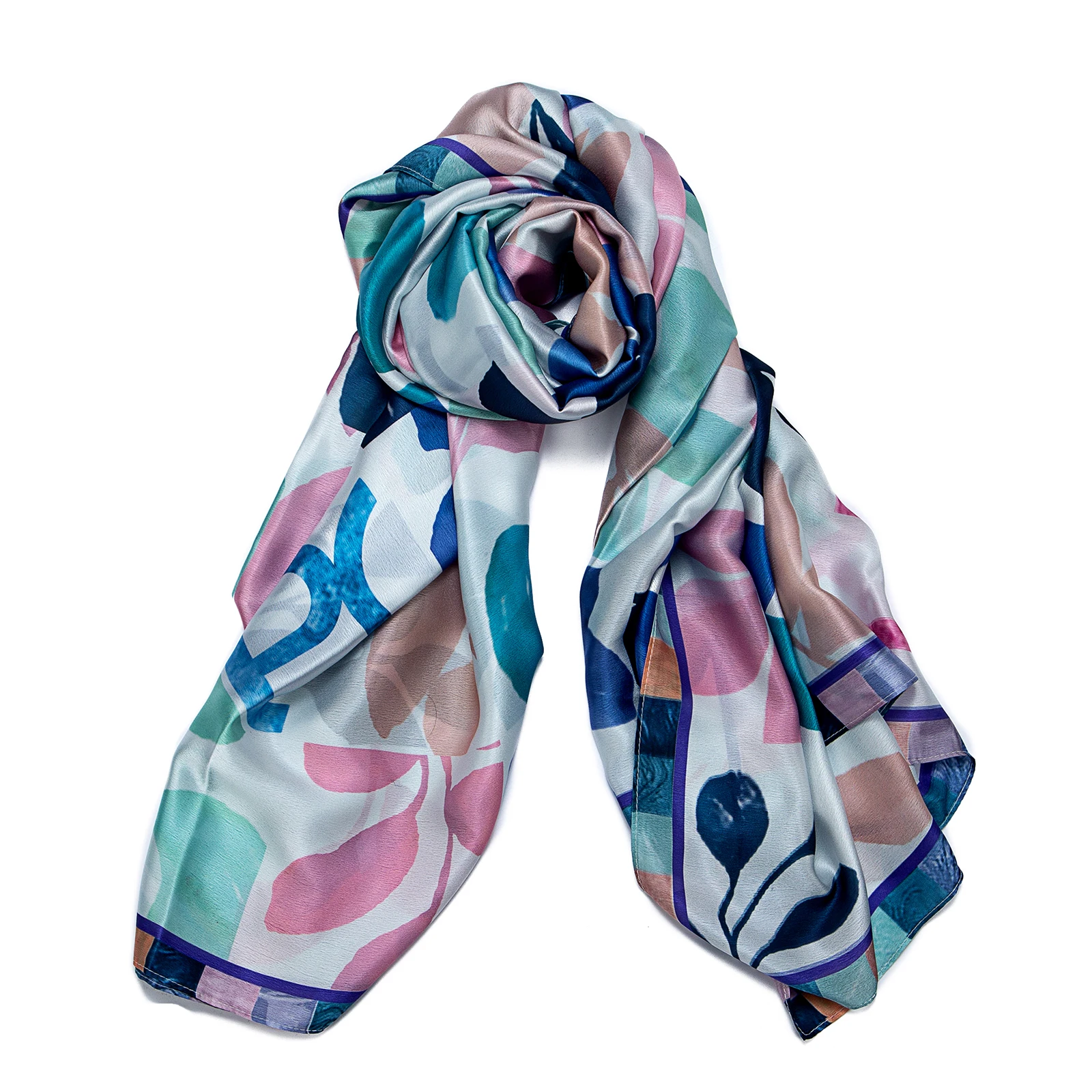 

PG Women's Silk Scarf High Fashion Style Women's Silk Scarf Unique Pattern Designs Gift for Women Niche Style Silk Scarf