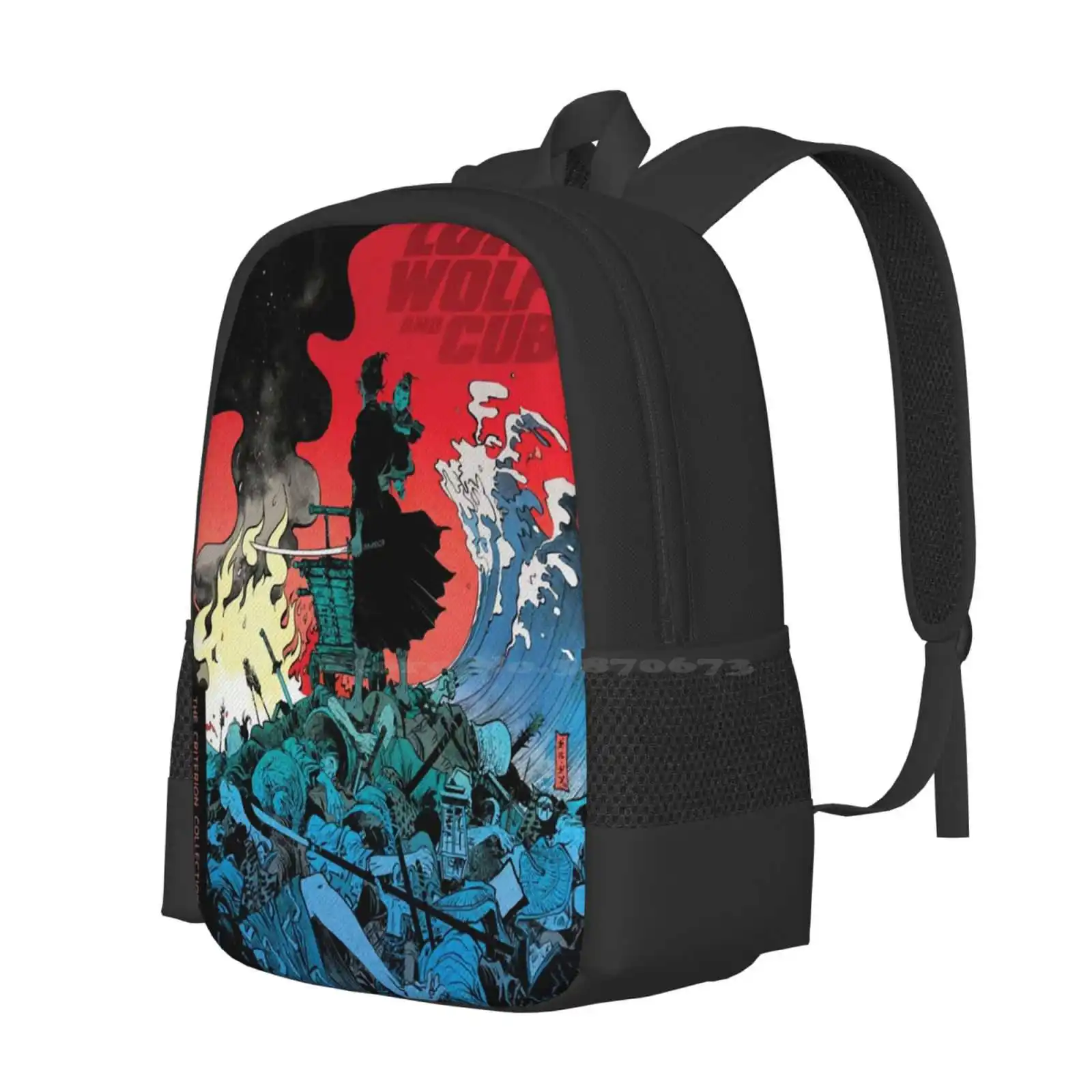 Lone Wolf And Cub Classic T-Shirt Hot Sale Schoolbag Backpack Fashion Bags Lone Wolf And Cub