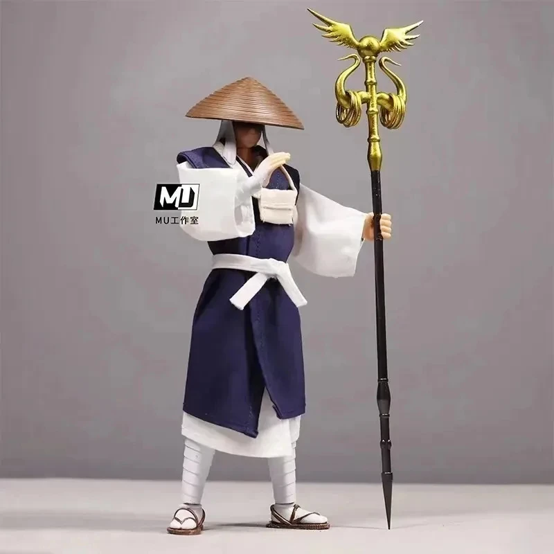 Em estoque mu estúdio ronin guerreiros yoroiden samurai trooper Kaosu caos cetro de metal figura de ação modelo brinquedos presentes coleção