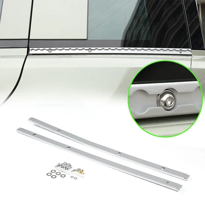 

For Land Rover Defender 110 2020-2024 Car Rear Window Lower Expansion Slot Kit Aluminum Alloy Exterior Modification Accessories