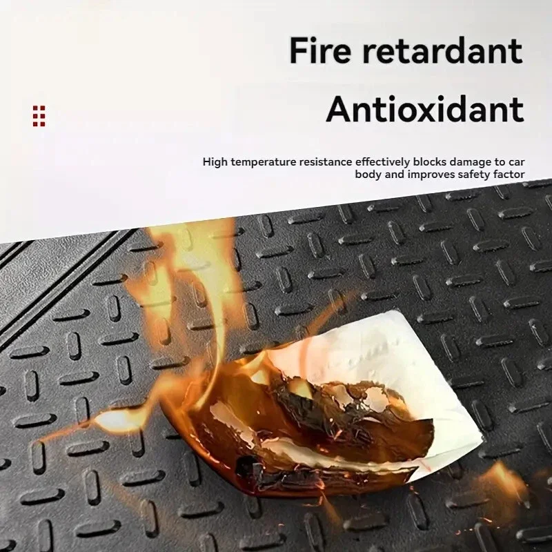 1PC Rubber Car Trunk Mat Croppable 120X85CM Waterproof Cargo Liner Non-Slip Anti Scratch Cushion Universal For Trunk Protection