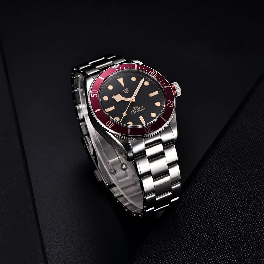 PAGANI تصميم ساعات رجالي ساعة أوتوماتيكية للرجال الساعات الميكانيكية مقاوم للماء الاصطناعية الياقوت الزجاج الفولاذ المقاوم للصدأ ساعة