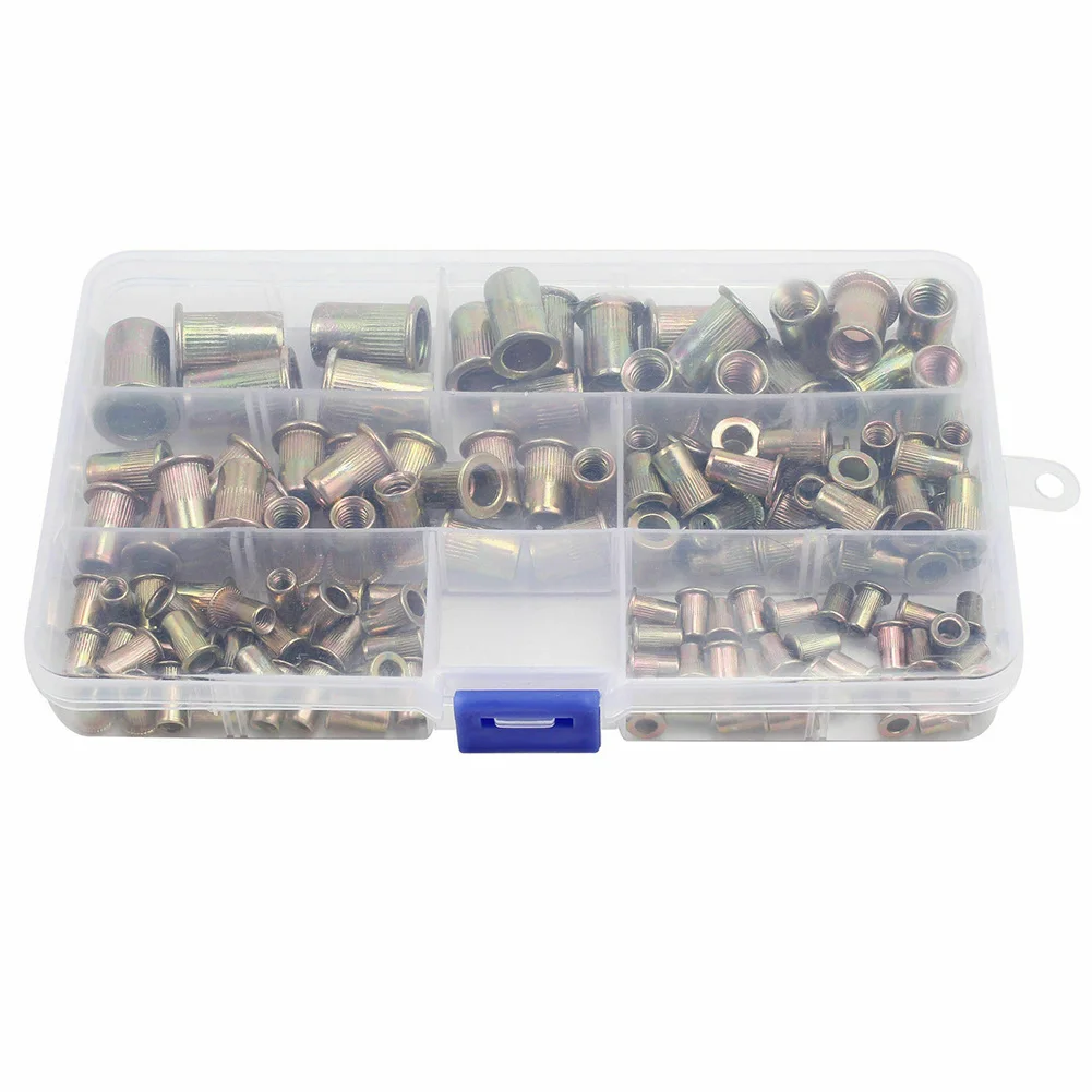 Brand New Parts Practical Useful High Rivet nut 150PCS M3-M10 for nutsert Riveter Threaded  Brand New Parts Practical