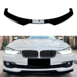 Front Bumper Lip Spoiler For BMW 3 Series F30 F31 2013-2019 Front Bumper Protector Lower Blade Splitter Car Styling