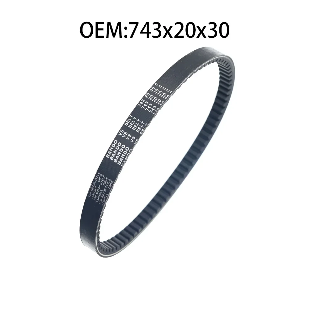 

Motorcycle Parts 743x20x30 Drive Belt For GY6 125 Scooter Moped ATV belt Quads Motorcycles 743 20 30 belt