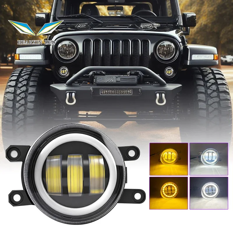 

3.5inch LED Fog Lights DRL Halo Ring 12V H11 Foglamp for Toyota RAV4 Yaris Venza 2007 2008 2009 2010 2011 2012 for Corolla Camry