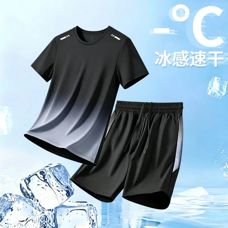 conjunto-esportivo-masculino-de-verao-em-tecido-de-seda-gelada-roupas-de-corrida-de-secagem-rapida-roupas-de-fitness-camisetas-de-manga-curta-roupas-de-treino-shorts