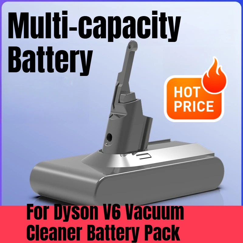 

Multi-capacity Battery for Dyson V6 Vacuum Cleaner Battery Pack