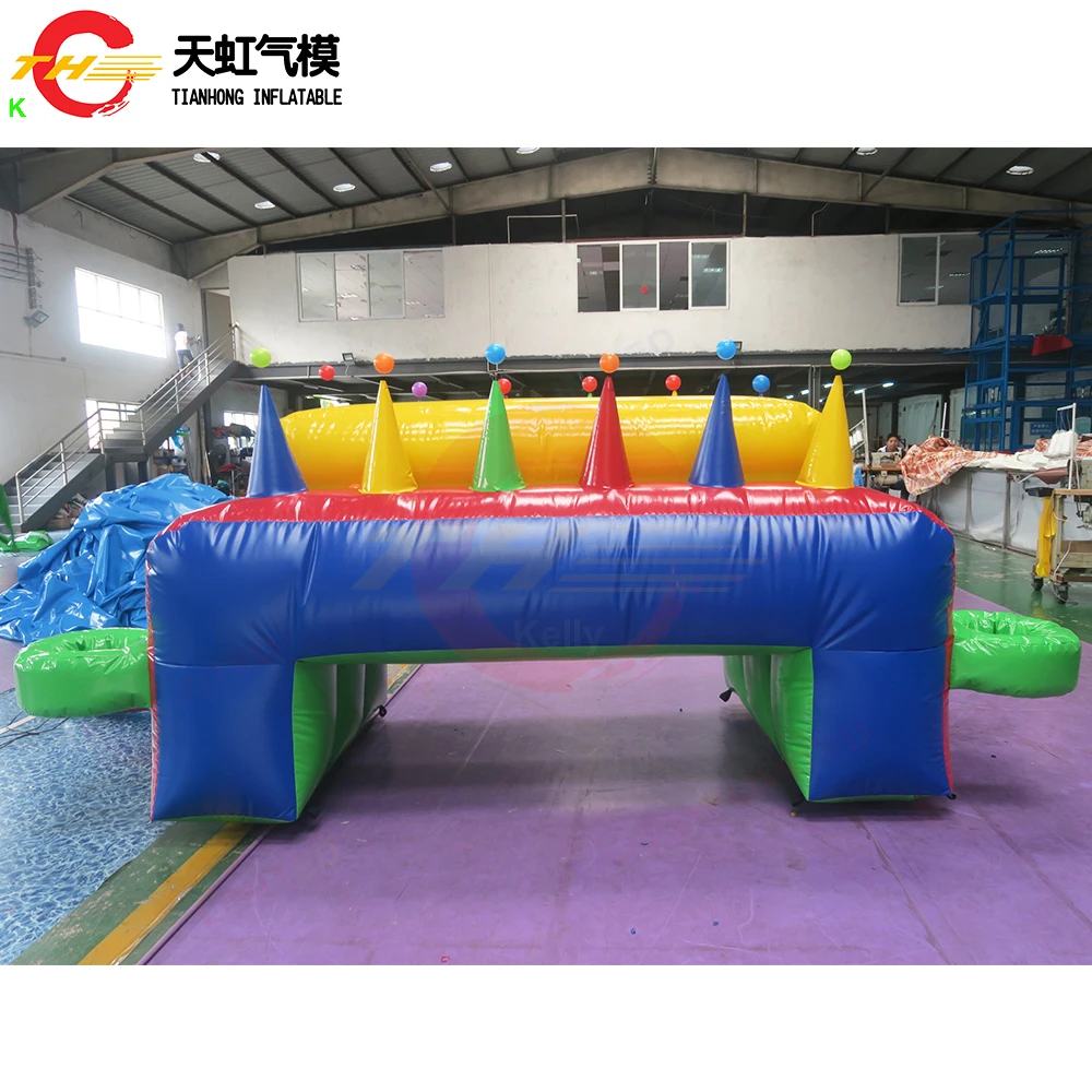 3x1.5x1.2mH Inflatable Floating Ball Carnival Sport Game Toys Air Juggler Hover Ball Shooting Gallery for Child