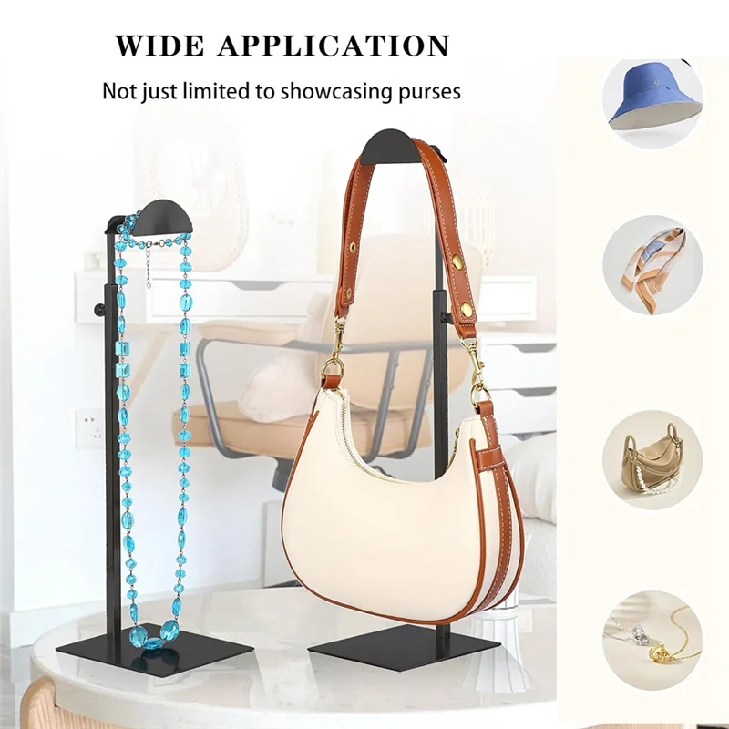 

Purse Display Stands Purse Stands For Display Bag Display Stand Holder Handbag Display Stand Black-B91B