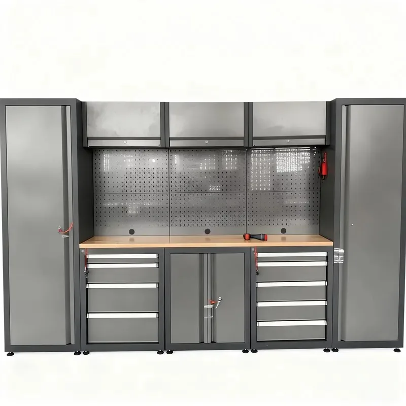 Customizable Heavy Metal Tool Cabinet for Multi Function Garage Workbench Warehouse Mobile Workstation