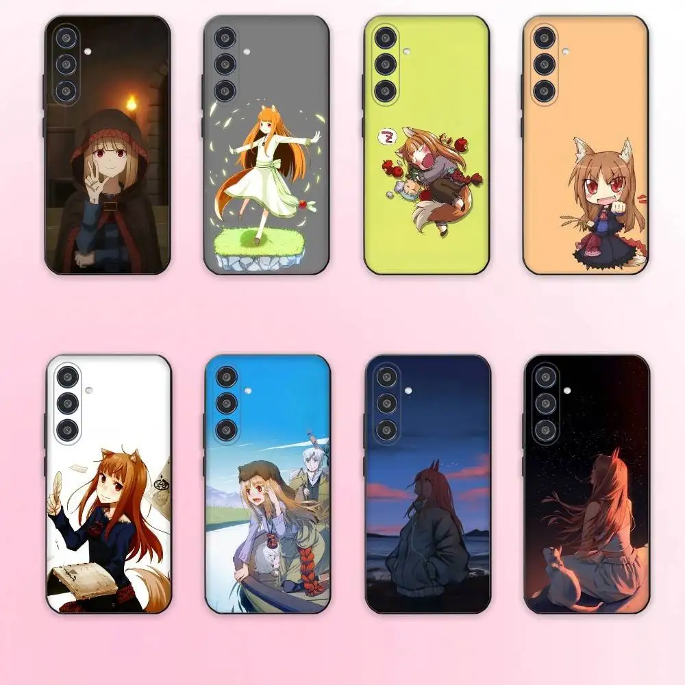 

M-Merchant Meets the Wise W-Wolf phone Case For Samsung Galaxy A73,A72,A71,A70,A53,A52,A51,Others Soft Black Shell