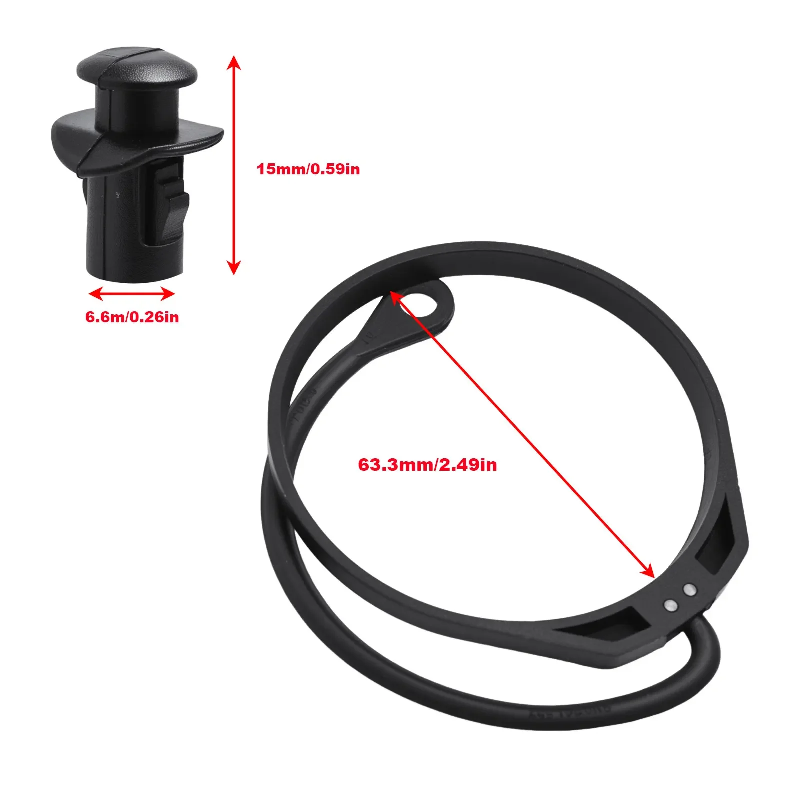 180201556 Fuel Tank Cap Retaining Strap Anti-lost Cord For Audi A4 A6 Q5 A3 A8 Q7 VW Polo Jetta Golf Tiguan Passat