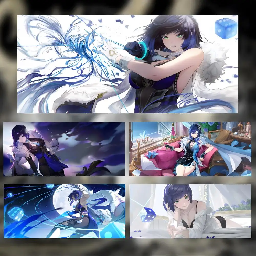 

character elegant Y-Yelan Mouse Pad Large Thick Desk Pad Stitched Edges Gaming Mouse Mat for PC
