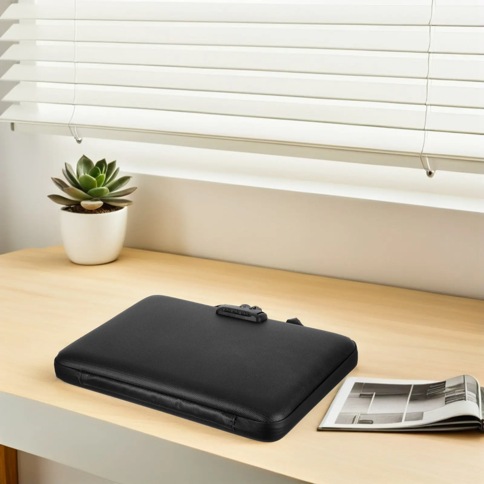 

Fireproof Document Box Accordion File Organizer 13 Pockets Lock Portable Storage Bag Home Office Travel Document Organizer