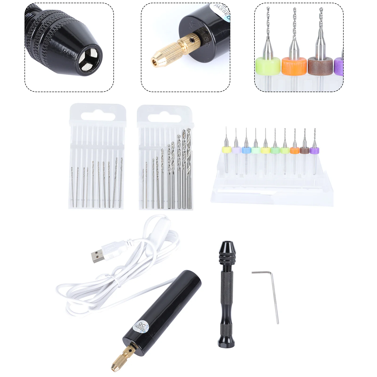 Mini Set Per Gioielli Fai Da Te Incisione Rotante Torsioni A Mano Trapano Kit di Alta Qualità Lavorazione Del Legno In Fibra di vetro Osso di Plastica Strumento di Perforazione