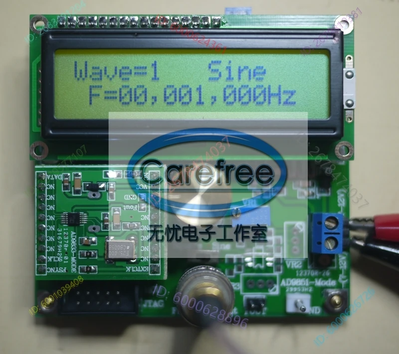 

AD9833 Генератор сигналов DDS Источник синусоидального сигнала треугольной волны прямоугольной волны