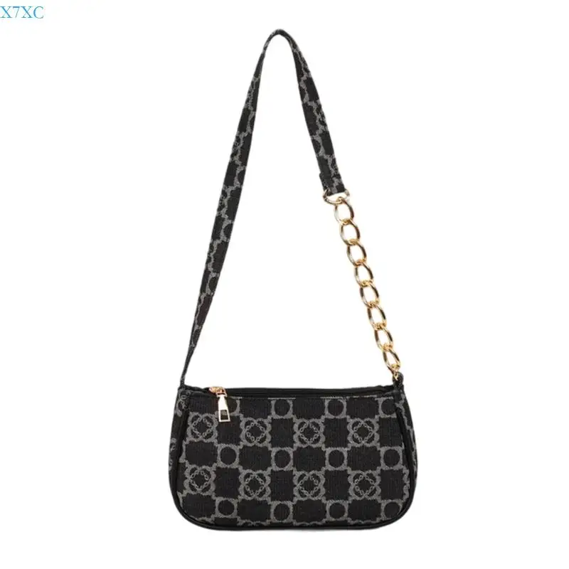 

X7XC Сумка на плечо для женщин и девочек Модная сумка-тоут с принтом Сумка для подмышек