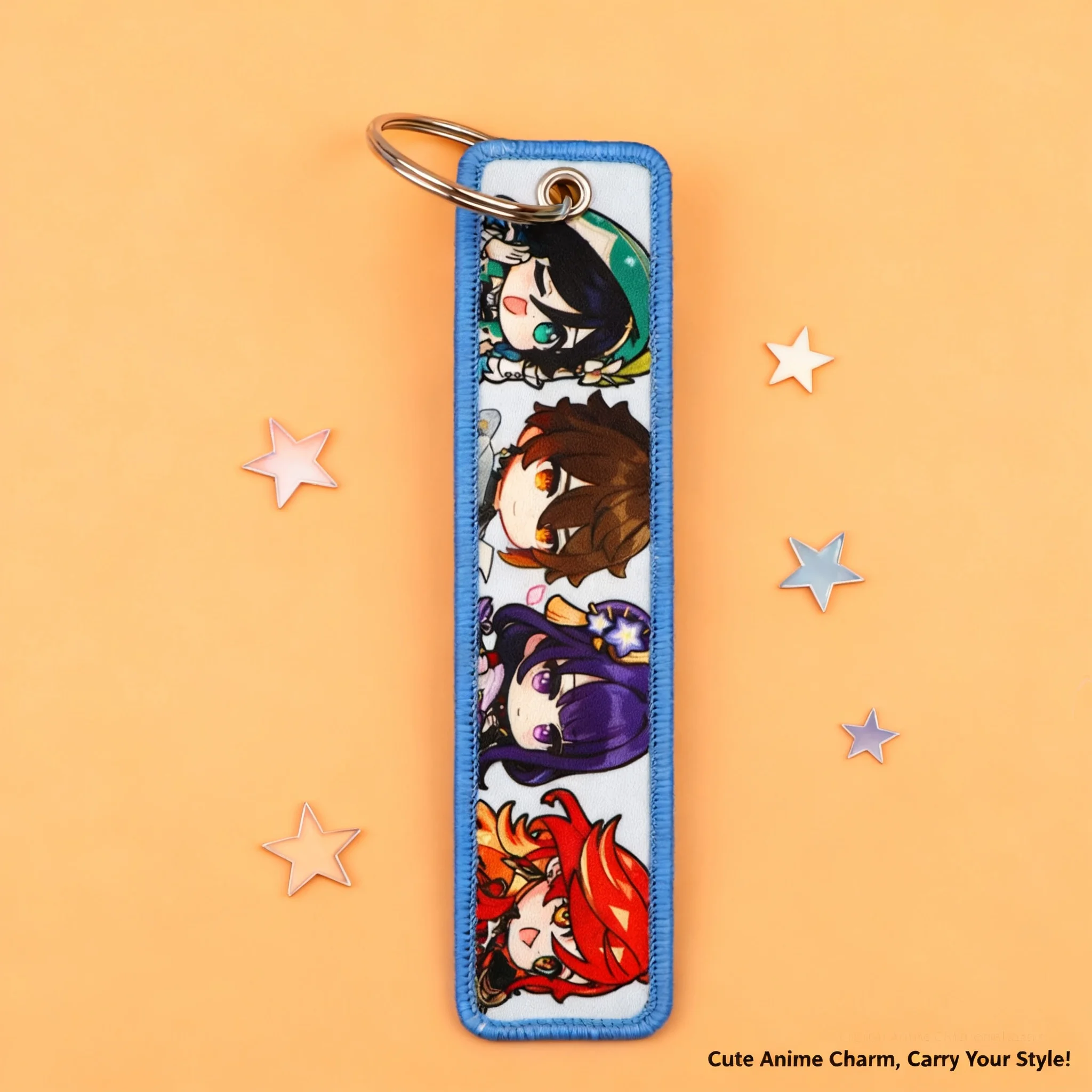 

Брелоки с вышивкой в виде игровых персонажей, крутые брелоки-подвески для мотоциклов и автомобилей, аксессуары для косплея, украшения для сумок, подарки