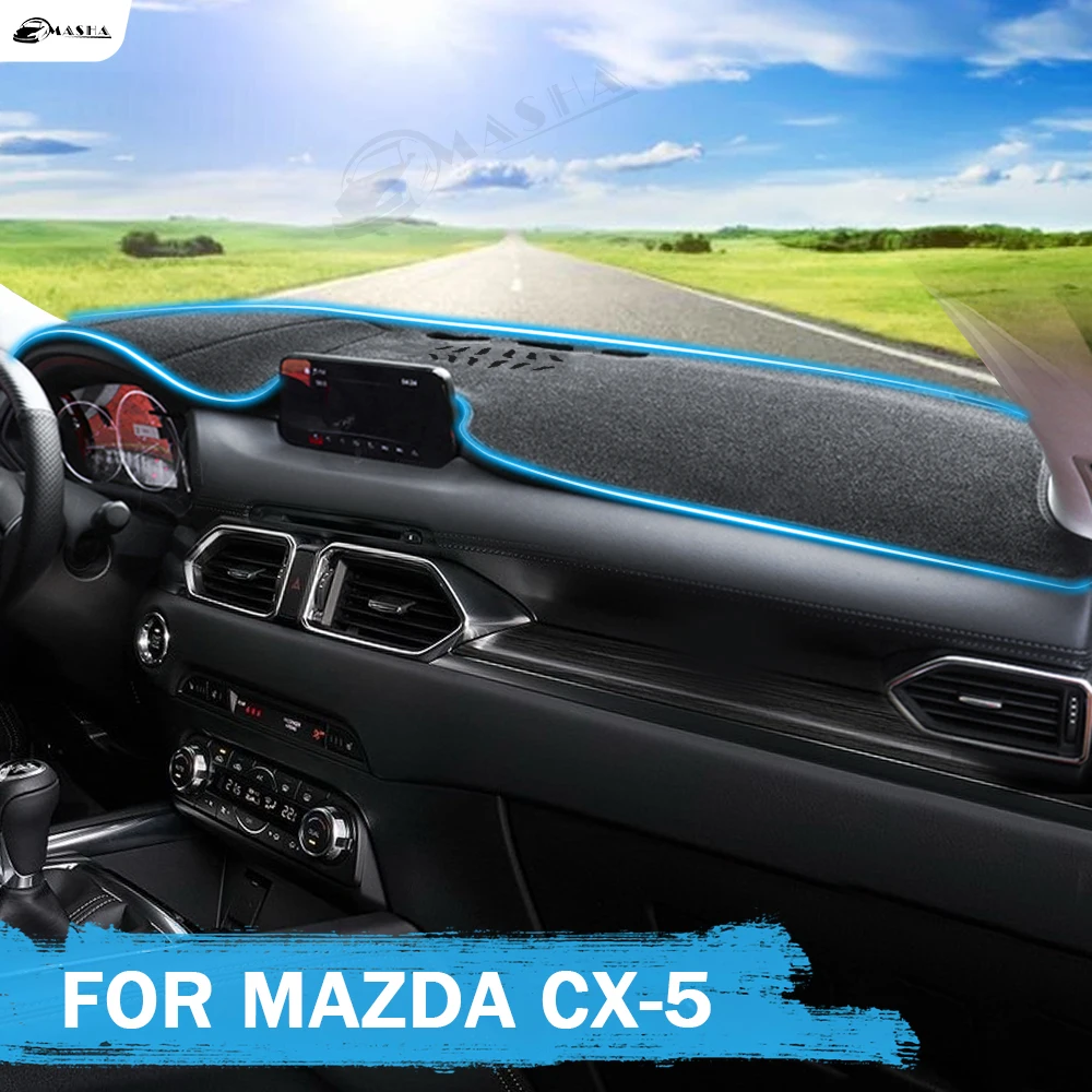 

For Mazda CX-5 CX5 KE KF 2017 2018 2019 2020 2021 2022 2023 Dashmat Car Dashboard Cover Pad Dash Mat SunShade Carpet Accessories