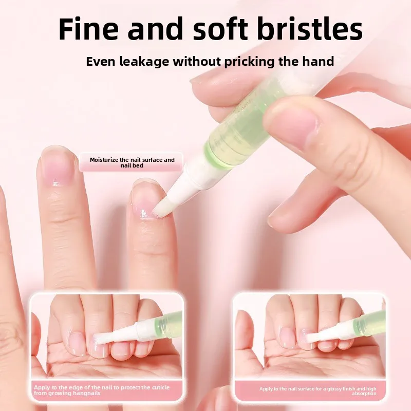 Nail Cuticle Oil Pen Moisturizing Nail Care Pen for Dry Skin Anti Hangnails Cuticle Softener Nourishing Oil for Manicure