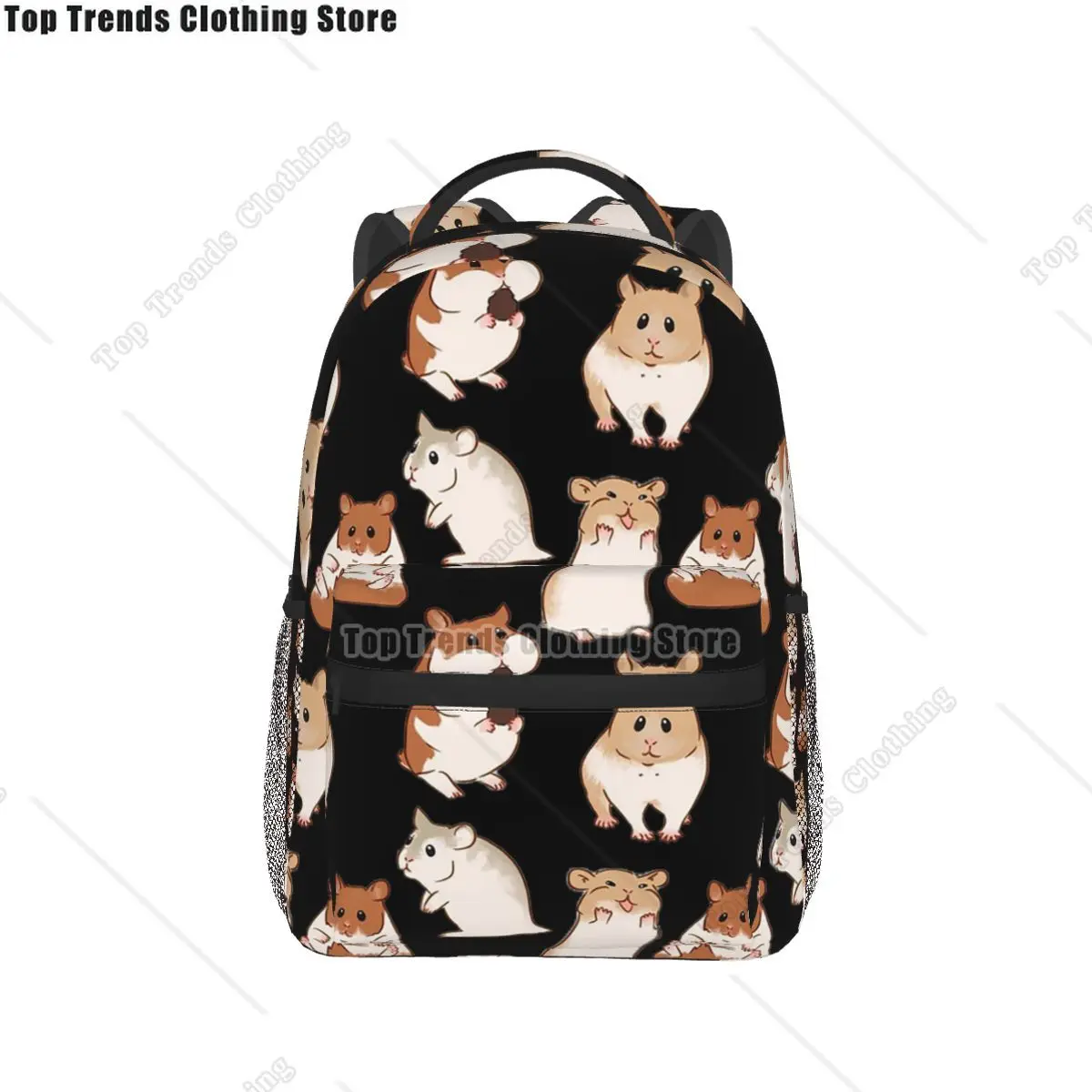 لطيف الهامستر نمط حقائب الظهر بنين بنات الكتب الطلاب الحقائب المدرسية الكرتون حقيبة سفر حقيبة كتف سعة كبيرة