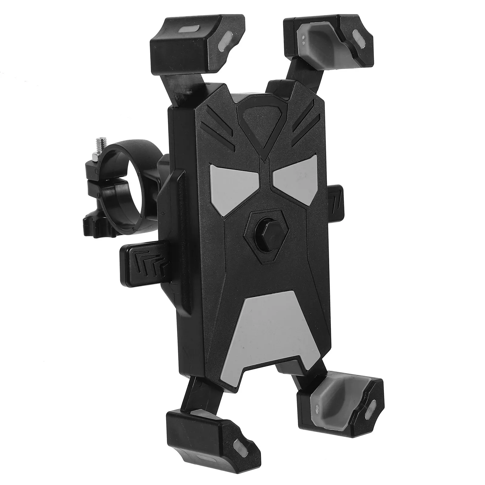 

Motorcycle Phone Mount Heavy-Duty Sturdy Aluminum Alloy Bike Phone Holder for Handlebar Universal Fit Motorbike Scooter
