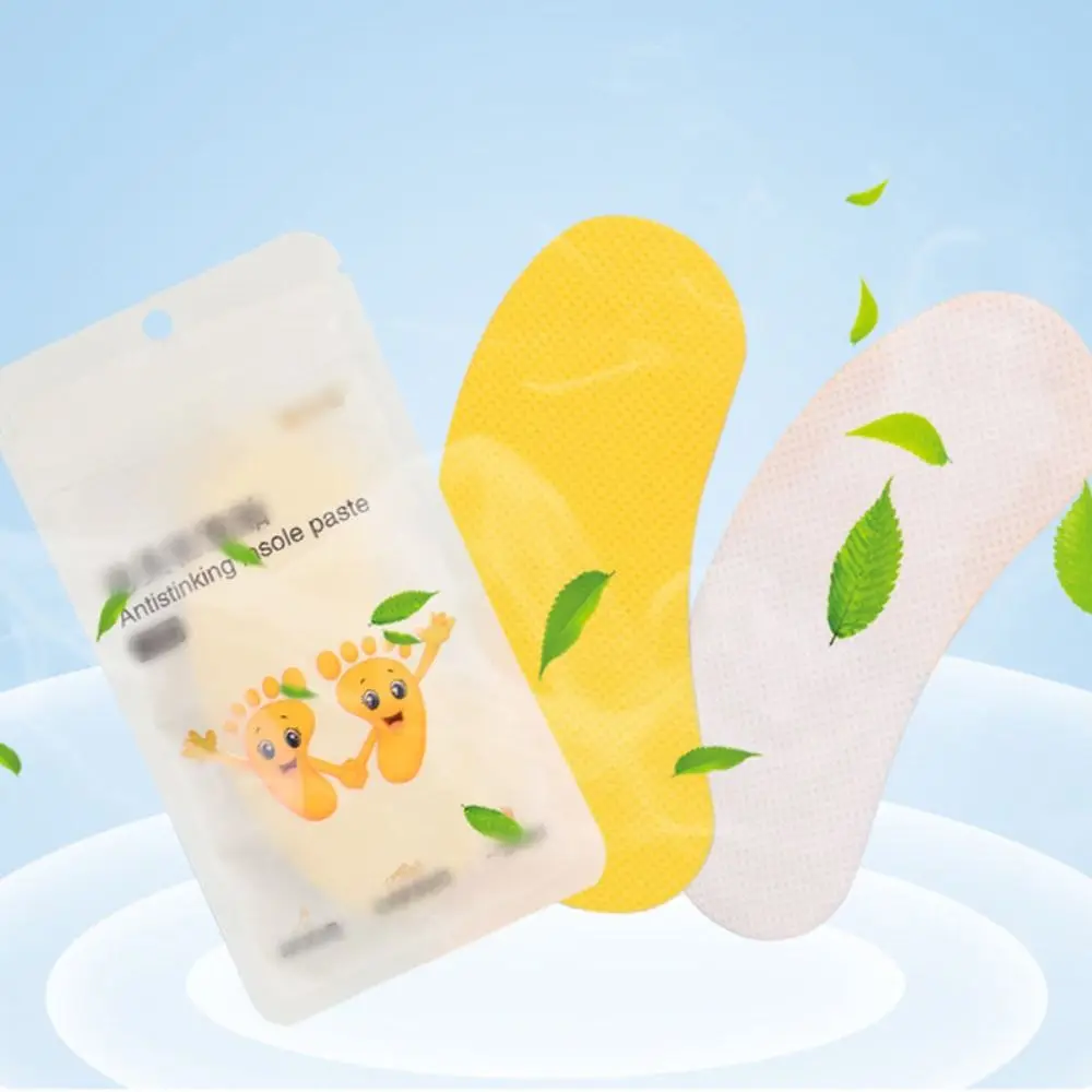 

10Pcs Shoes Odor Remover Deodorant Patch Deodorizing And Sterilizing Insoles Foot Soothing Insole Stickers Sweat-Absorbing
