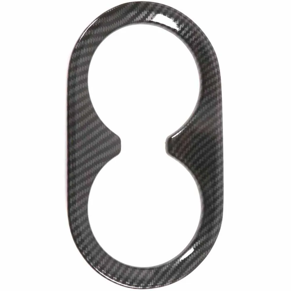 Автомобильный держатель стакана из углеродного волокна АБС панель Крышка отделка Подходит для Mitsubishi Xpander 2022 2023