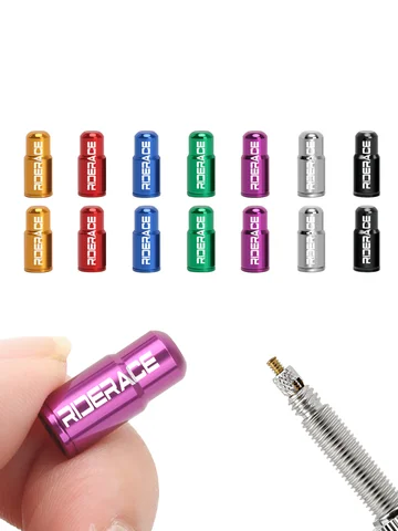 2/4/10Pcs Bicycle Tire Valve Cap Dustproof Lightweight Aluminum Alloy MTB Road Bike Tube Tyre Gas Nozzle Cover For FV Presta