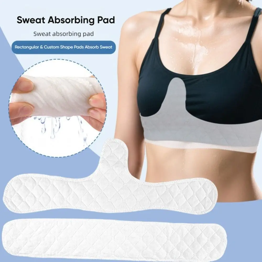 

Washable Underarm Sweat Pads Reusable Underarm Protection Perspiration Pads Breathable Material Sweat Absorbers Armpit Liners