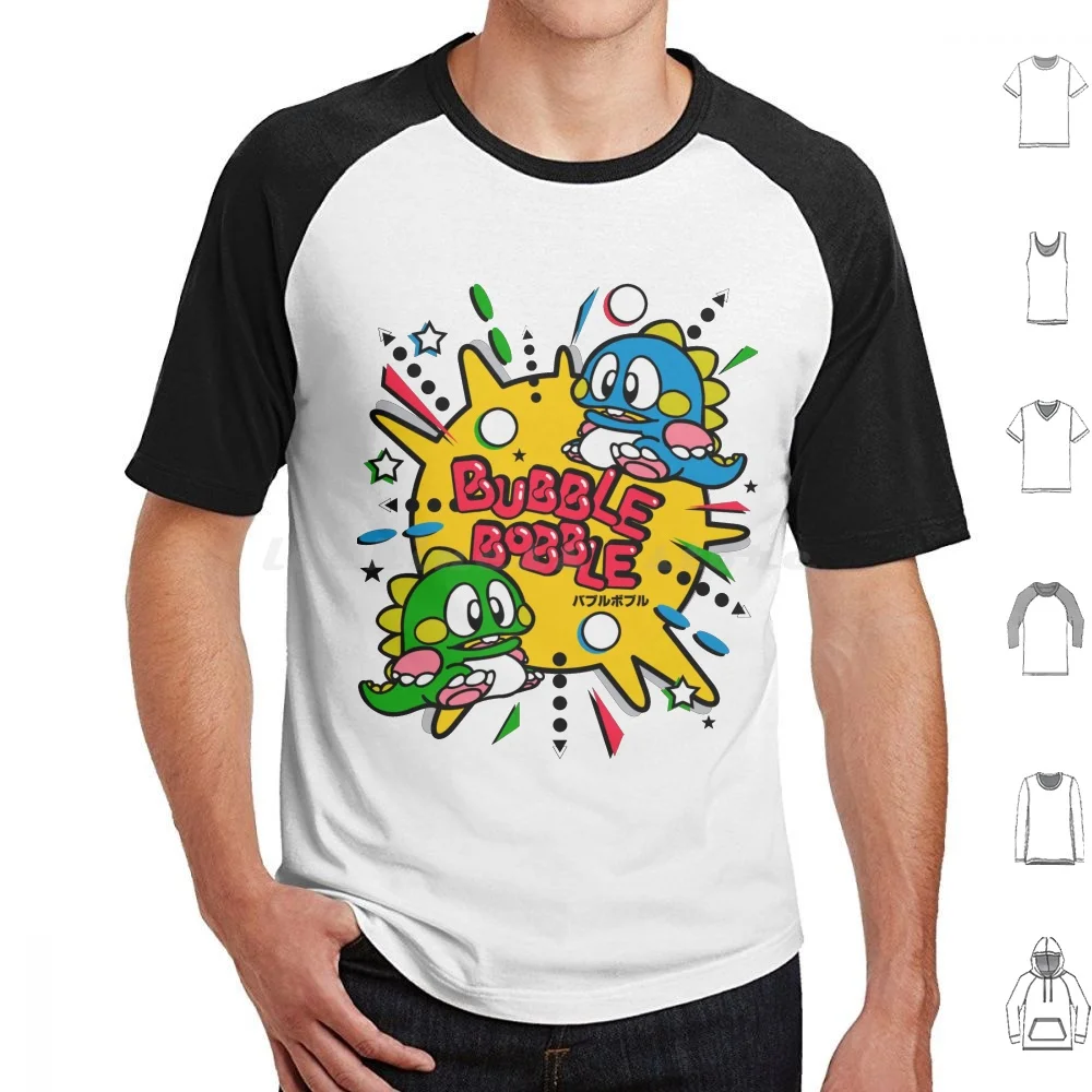 

Bubble Bobble T Shirt Men Women Kids 6xl Bub And Bob Bubble Bobble Arcade Video Game Video Games Gamer Gamers E Sports Arcade