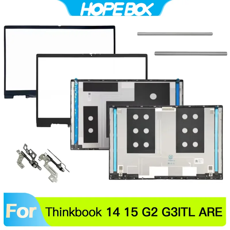 New For Lenovo ThinkBook 14 15 G2 ARE ITL 14 G3 ACL LCD Back Cover Rear Lid Top Case Front Bezel Hinges Hinge Cover Replacement