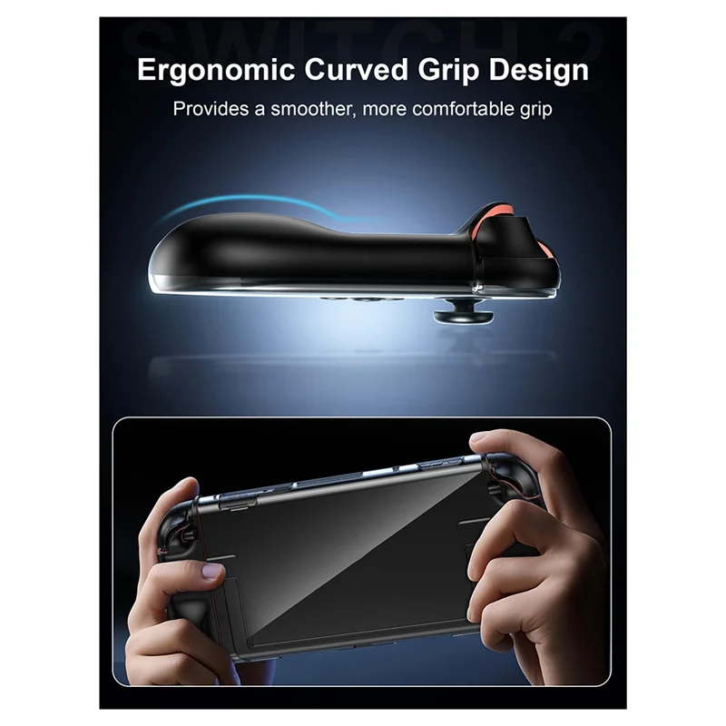 

【Горячая продажа】Док-прозрачный защитный чехол для Nintendo Switch 2, совместимая с ПК крышка, ручка для консоли Switch 2