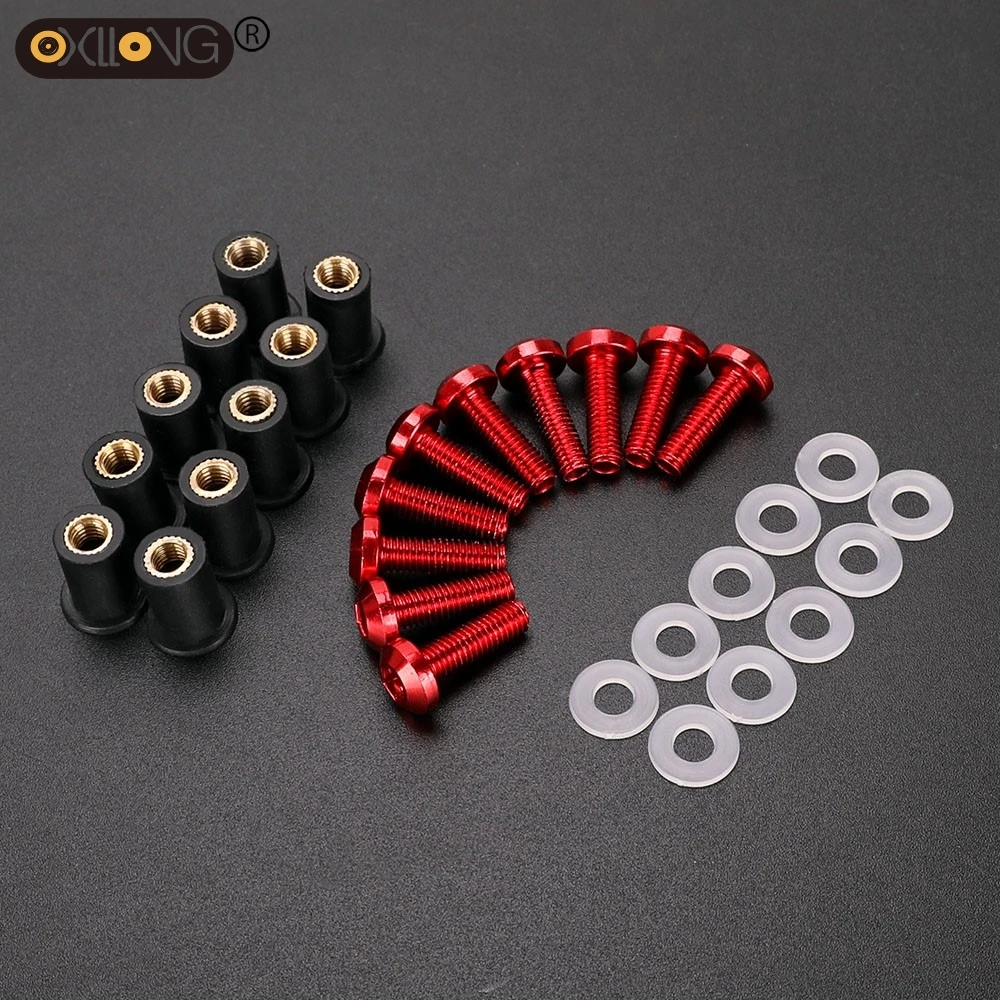 5MM Windshield Screw Nut Sets Windscreen Bolt Kit For Honda PCX125 PCX 160 150 RC51 SH125 SH125I SH 300 300i XADV750 X-ADV 750