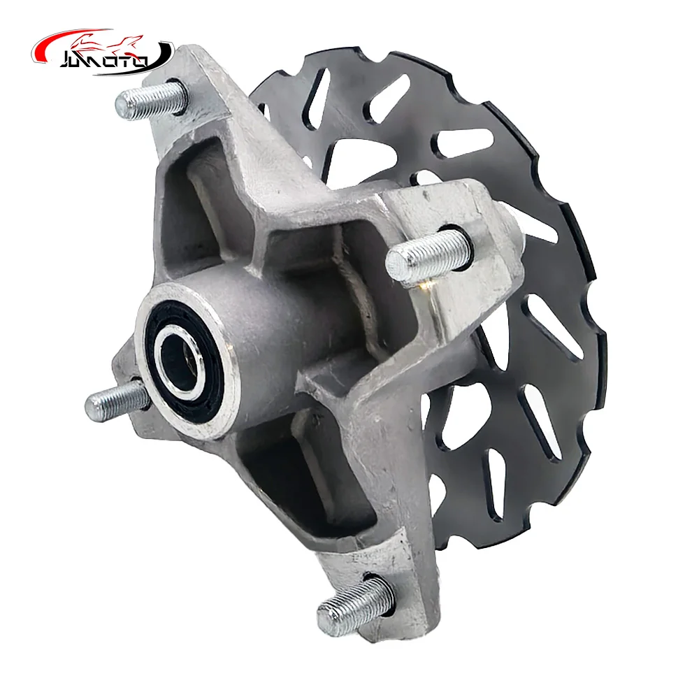 Front Wheel Hub With Brake Rotor Disc Fit For Yamaha Quad ATV Raptor Banshee YFM YFZ 250 350 450 700 700R YFM700R 2006 2007-2013