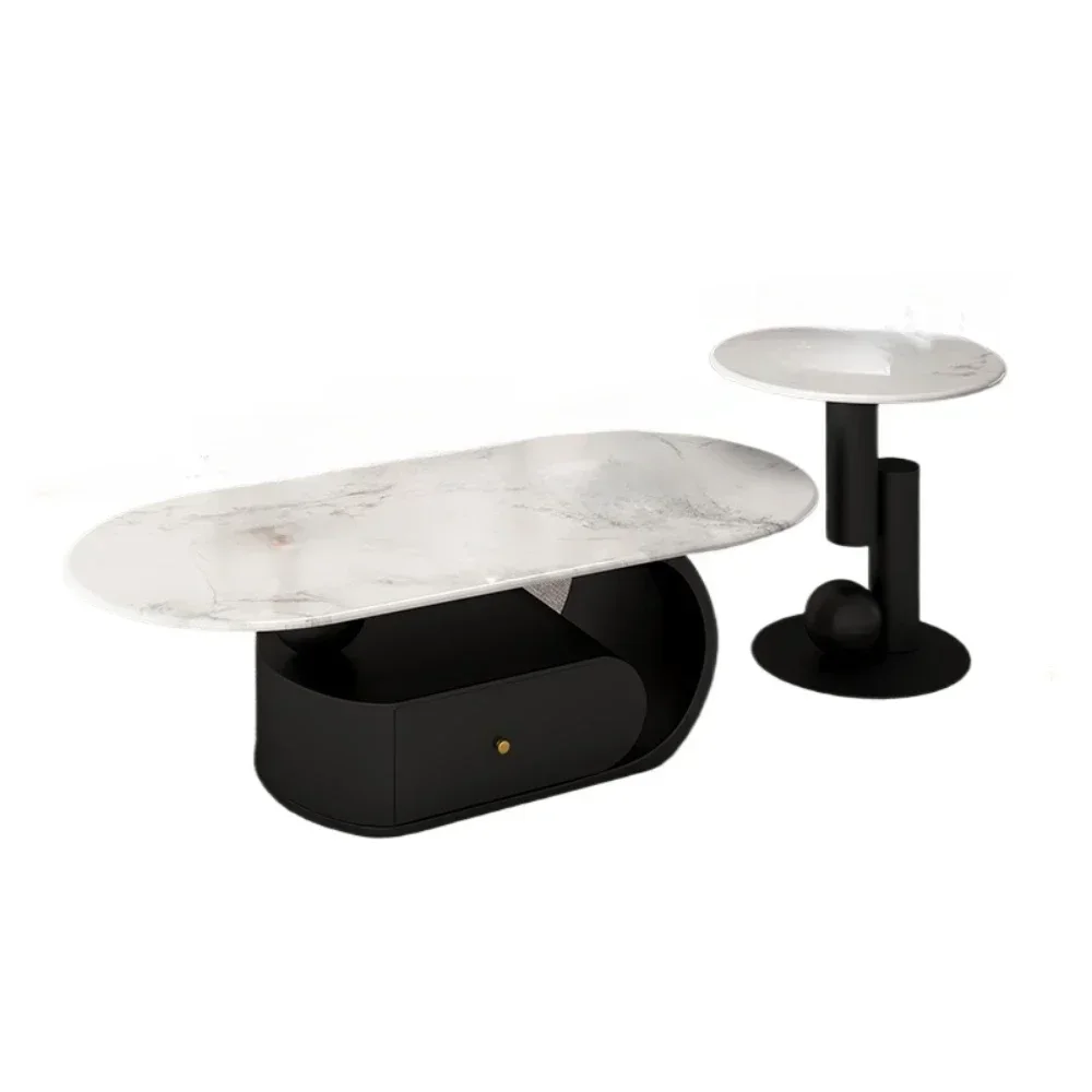 - Luxury Design Coffee Tables Modern Legs Premium Oval Coffee Tables Marble Minimalist Mobili Per La Casa House Accessories