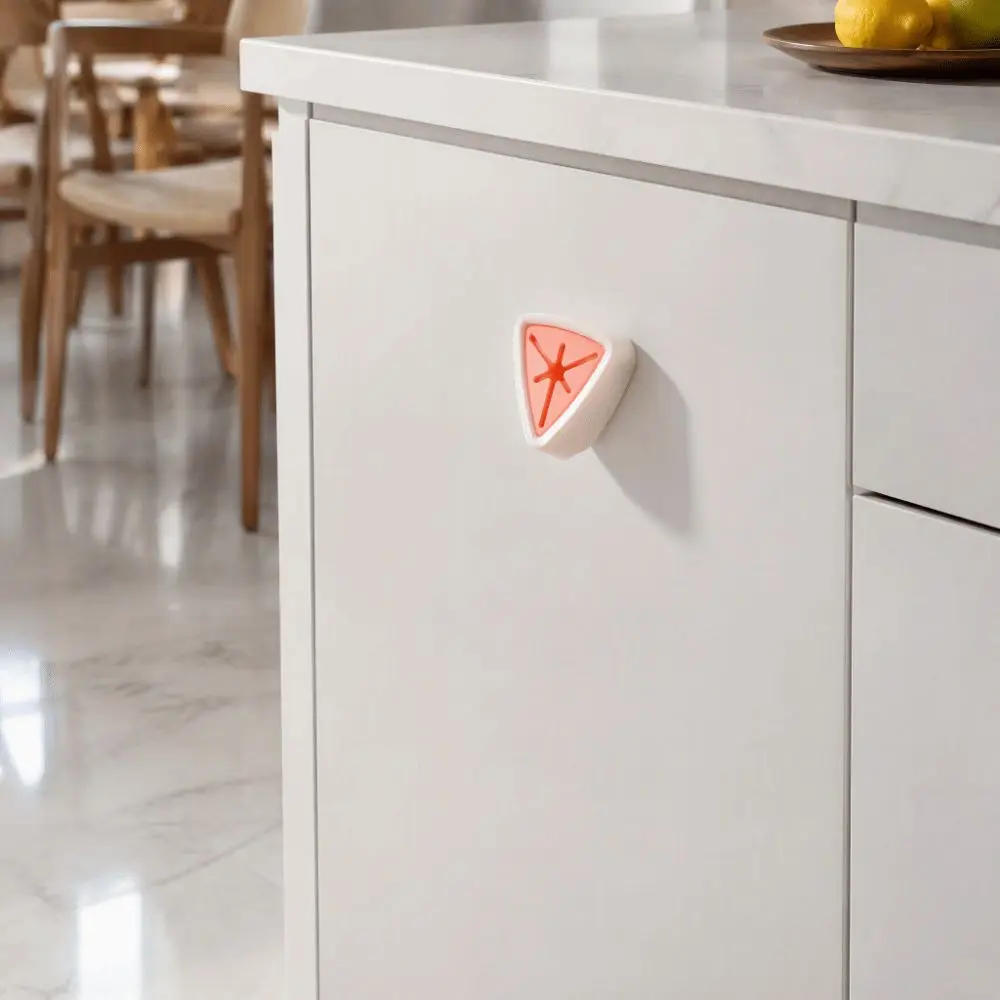 8PCS Silicone Kitchen Towel Hook Self-Adhesive 1.97in×1.97in×0.87in Wall Mounted Towel Holder Triangle Towel Holders For Home