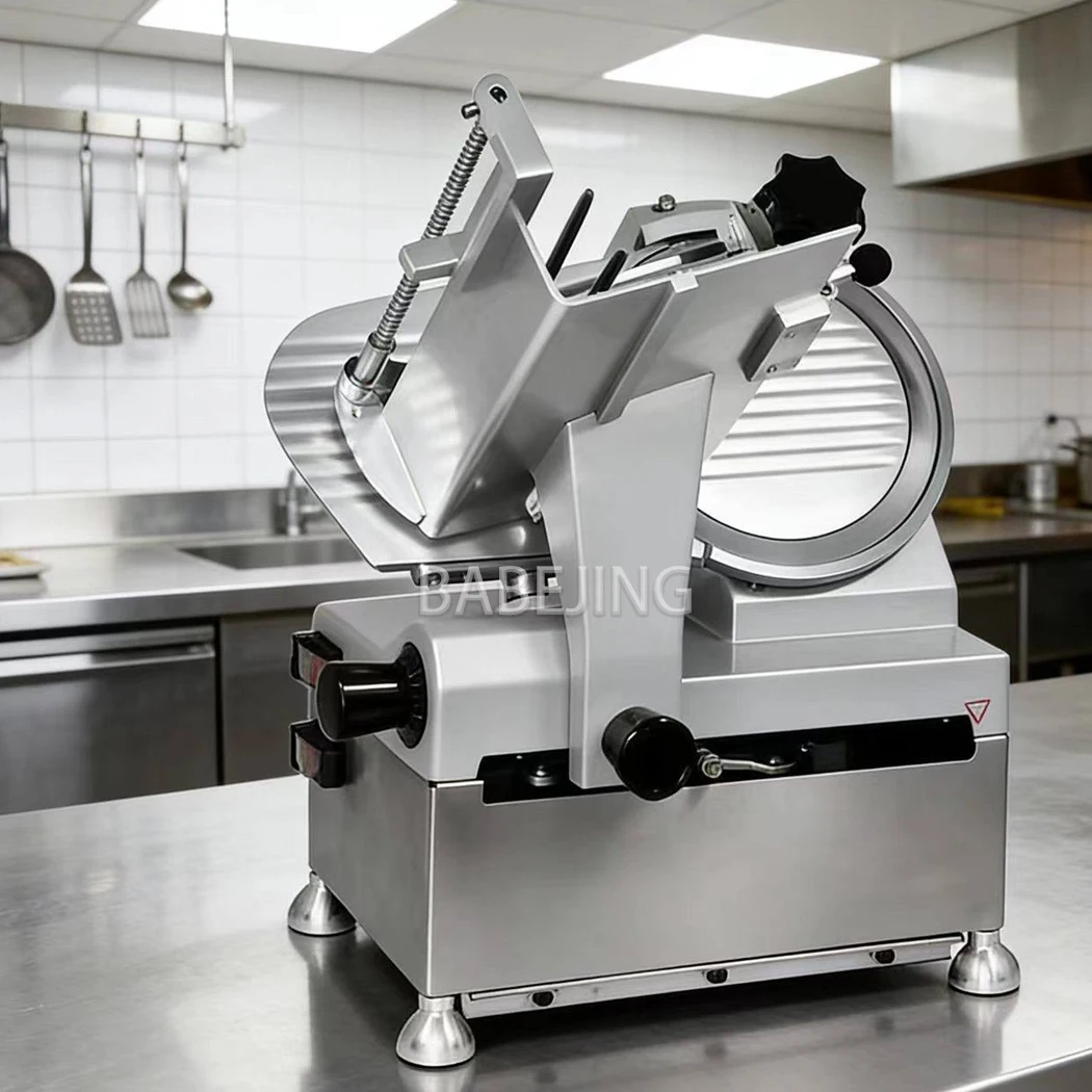 Frozen Meat Slicer Commercial Automatic Meat Cutter 550W for Mutton Beef Roll Hot Pot Restaurant Deli