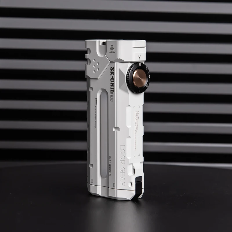 Mechanical Multi-light Source LED Flashlight 5000 Lumens Powerful Torch Power Bank with Floodlights Spotlight for Self Defense