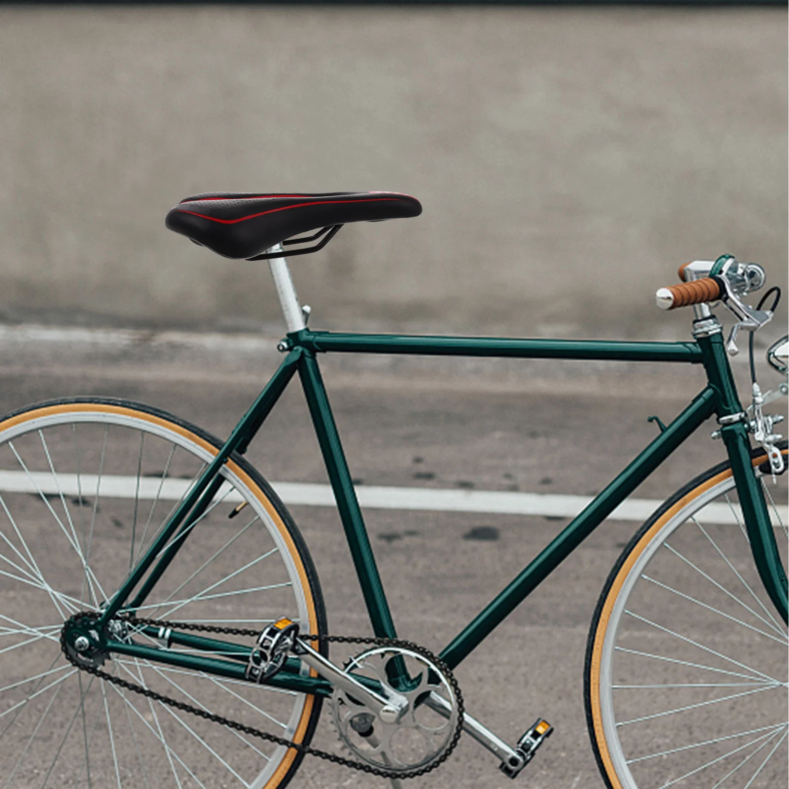 

Fashion Bike Saddle Seat Cycling Hollow Design Shockproof Lightweight Easy Install For Mountain Road Racing