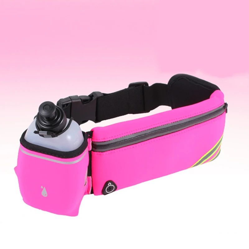 New Waist Bag 4 Colors Sports Running Water Bottles Waterproof Adjustable Fanny Outdoor Pack Fitness Hydration