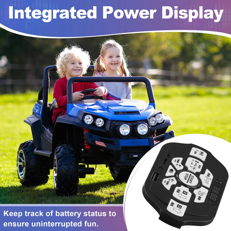 Central Control Module Children's Electric Vehicle Central Control Module Power Display, Bluetooth Music