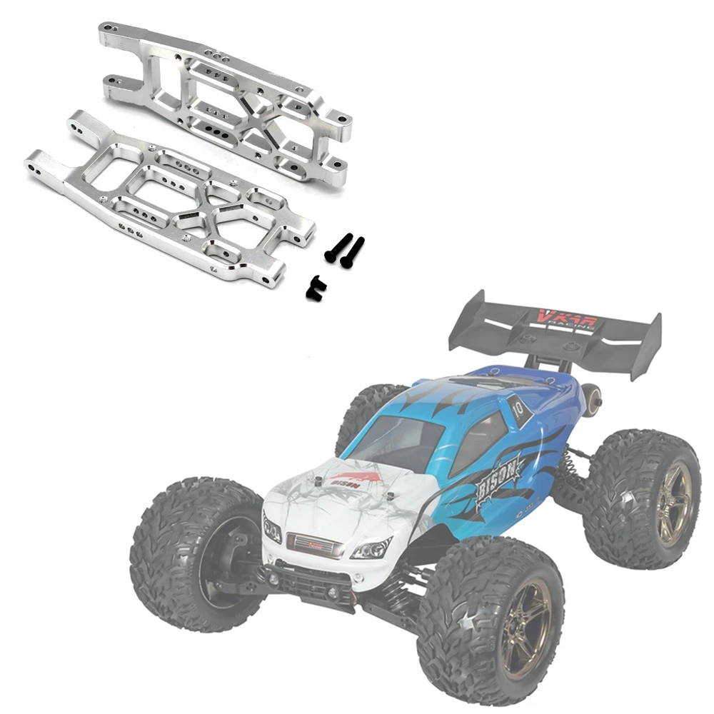 2 pezzi braccio oscillante braccio sospensione inferiore posteriore in metallo ET1002 per VKAR Racing Bison V2 V3 VKAR Bison 1/10 RC parti di aggiornamento per auto,3