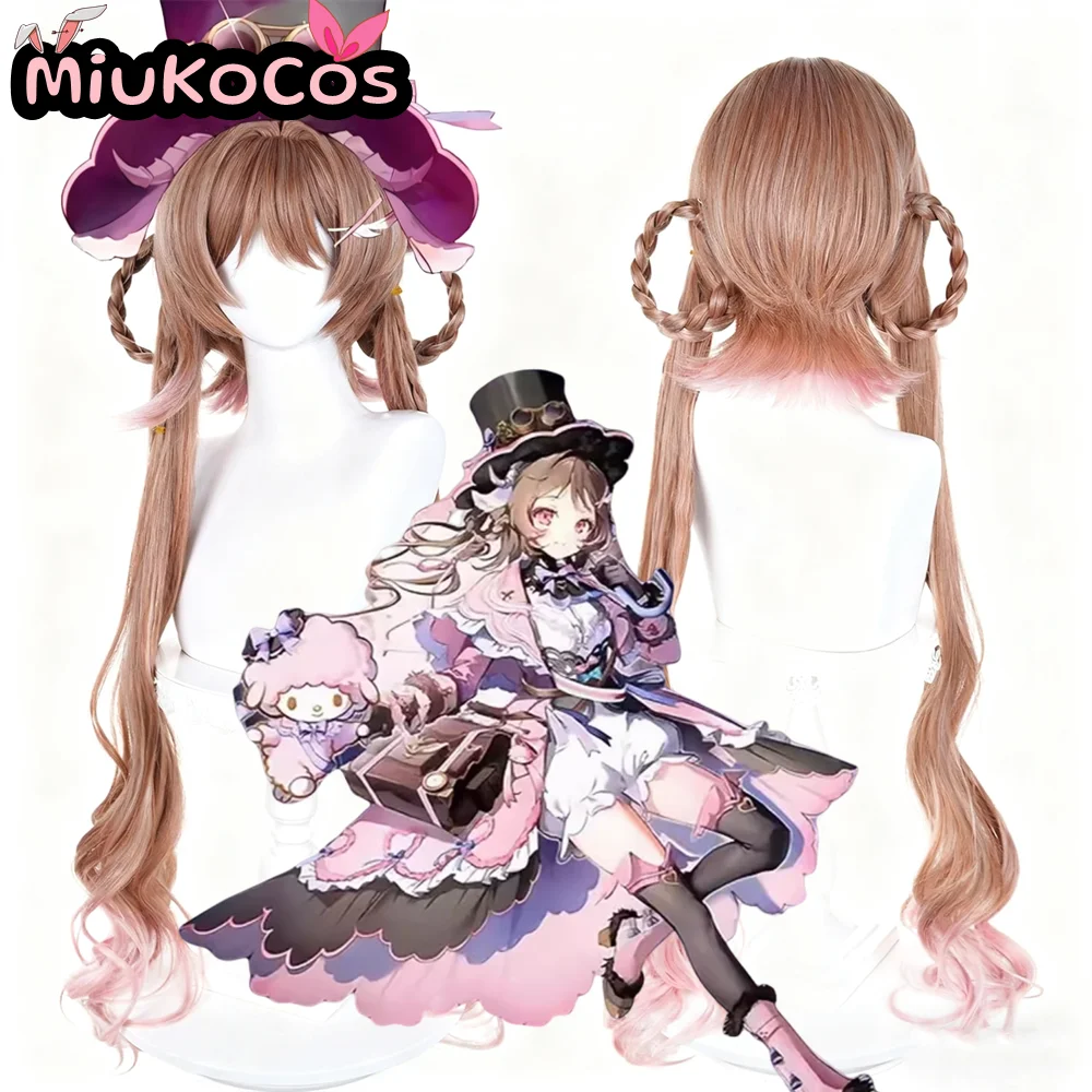 

В НАЛИЧИИ DREAMLAND PLANET Eyjafjalla the Hvít Aska Косплей Парик MiukoCosplay Game Arknights Косплей Парик