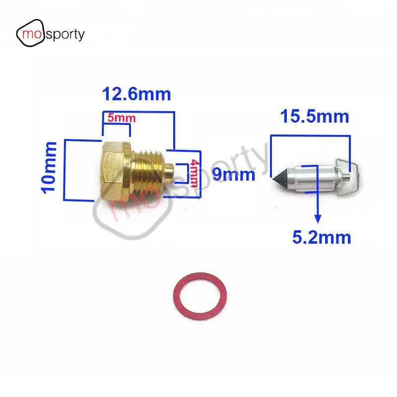 Carburetor Repair Kit needle valve gasket air screw  vacuum Diaphragm for Honda MC19 CBR19 CBR250R CBR 250 CBR250 R 250R
