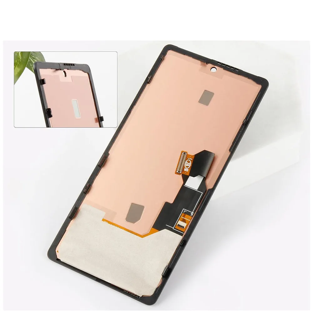 OLED With frame For Google Pixel 6a GX7AS GB62Z G1AZG GB17L LCD Display Touch Digitizer Screen For Pixel 6A LCD Repair Part